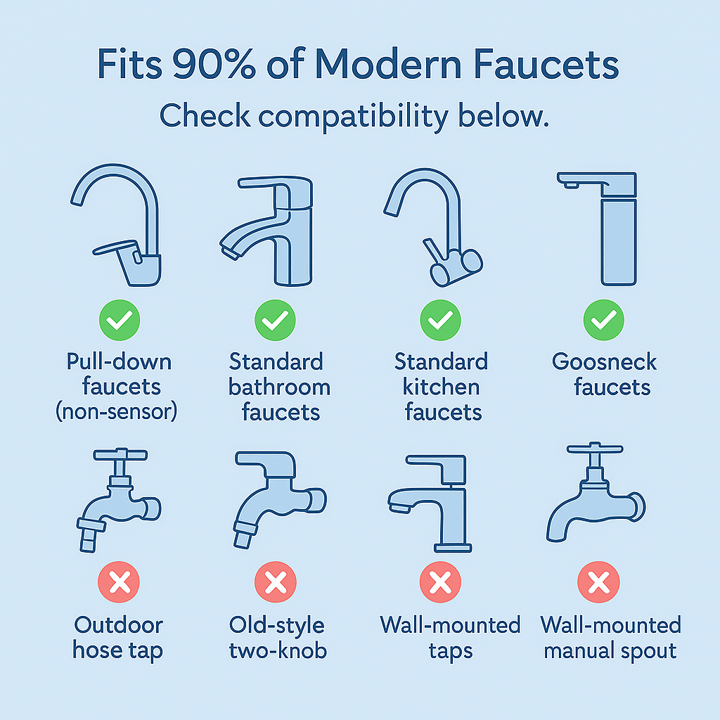 SilkSplash™ 1080° Face-Wash Beauty Faucet Extender