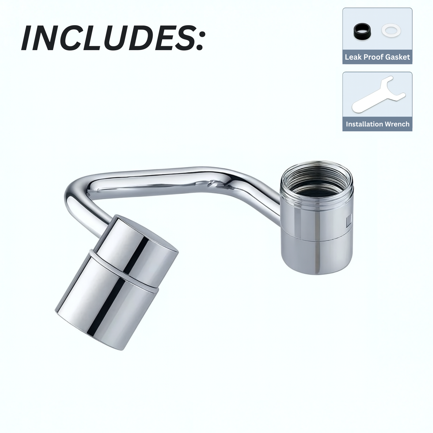 SilkSplash™ 1080° Face-Wash Beauty Faucet Extender